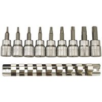 TPX-toppe i sæt Med 3/8" firkantfæste M3813TXP Teng Tools