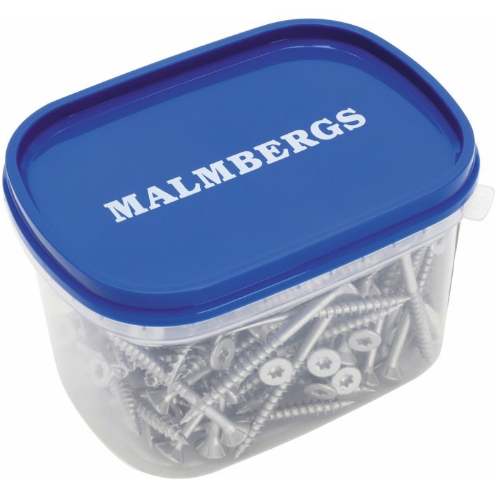 Træskrue undersænket, 5,0x100mm, 50 stk. MALMBERGS – billede 2