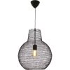 Trassel Loftlampe Rund, Sort ANETA HOME Sort – miniature 1