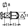 Trekantnøgle 145, trekanttap 56 FIX TREKANTNØGLE FIX 145 ALU – miniature 7