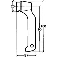 Trekantshåndtag 811 FIX