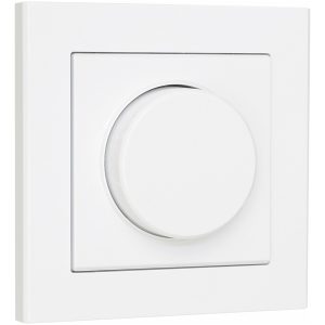 Triac-lysdæmper Optima, 1-polet/trappe, Signalhvid MALMBERGS