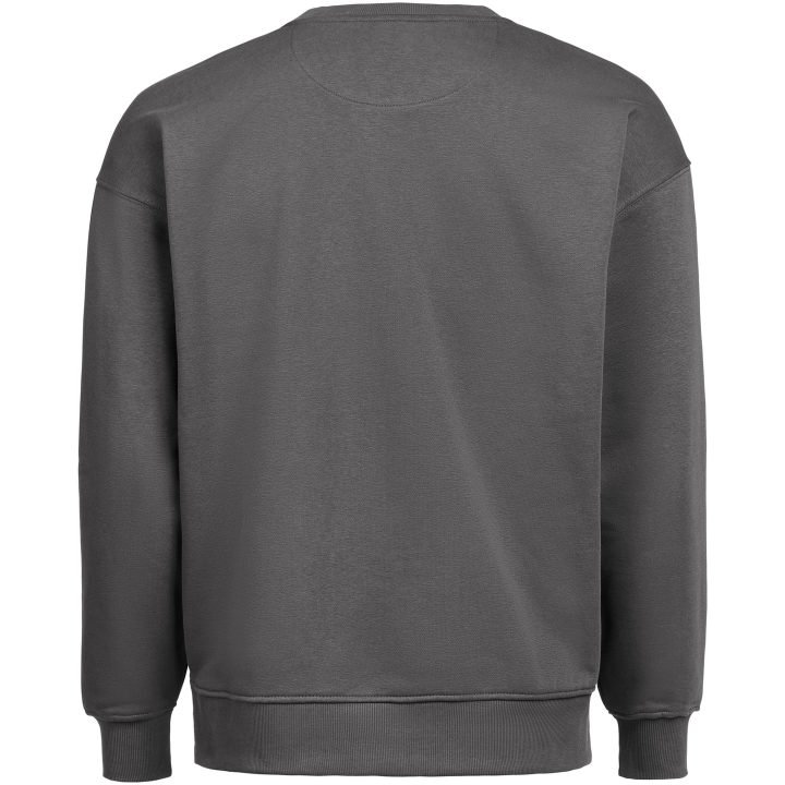 Tröja Crewneck Loose Fit Kolgrå Untagged Movement – billede 4