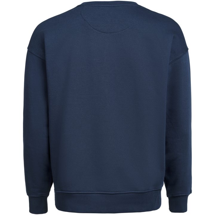 Tröja Crewneck Loose Fit Marinblå Untagged Movement – billede 5