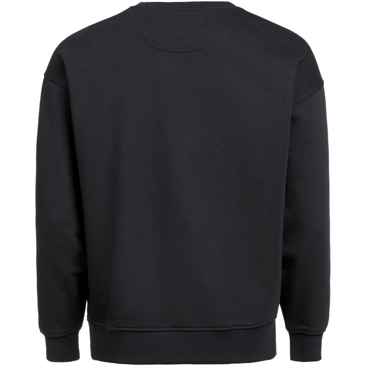 Tröja Crewneck Loose Fit Svart Untagged Movement – billede 4