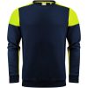 Tröja Crewneck Marinblå/neongul Printer PRIME XS – miniature 1