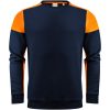 Tröja Crewneck Marinblå/neonorange Printer PRIME XS – miniature 1