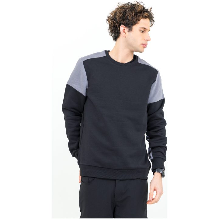 Tröja Crewneck Svart/antracit Printer PRIME XS – billede 2