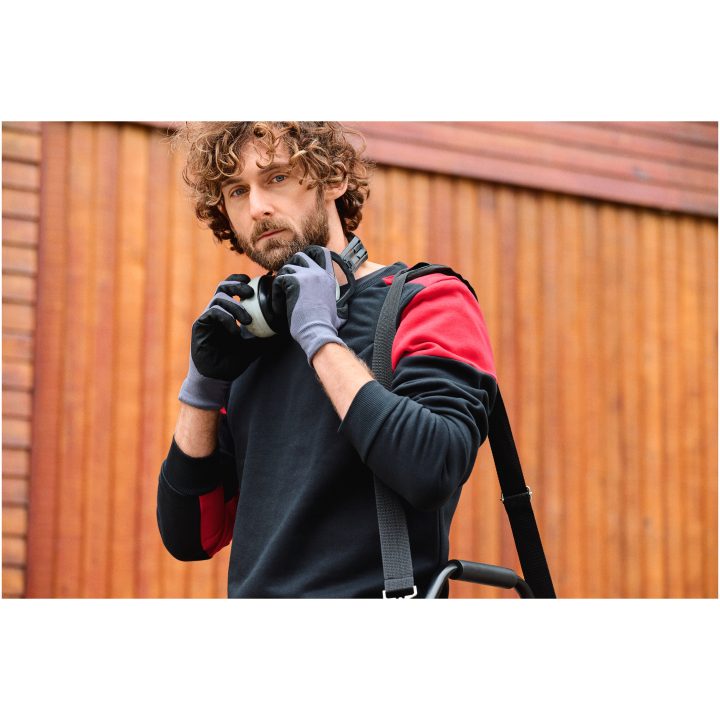 Tröja Crewneck Svart/antracit Printer PRIME XS – billede 11