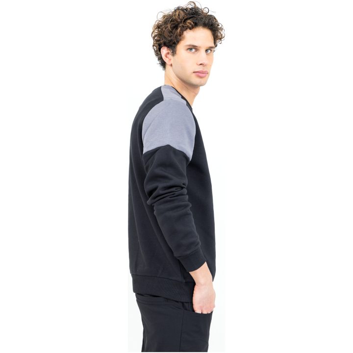 Tröja Crewneck Svart/antracit Printer PRIME XS – billede 4