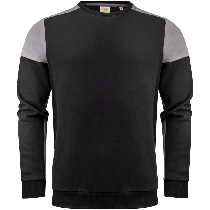 Tröja Crewneck Svart/antracit Printer PRIME XS – billede 5
