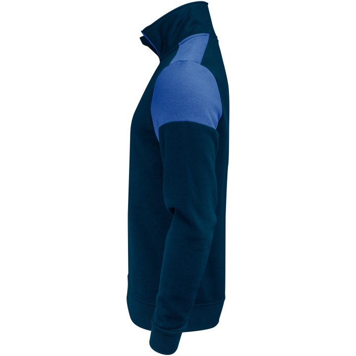 Tröja Halfzip Marinblå/koboltblå Printer PRIME XS – billede 4