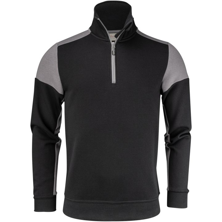 Tröja Halfzip Svart/antracit Printer PRIME XS – billede 5