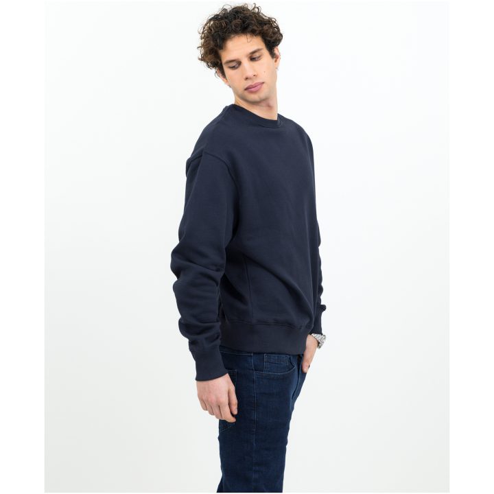 Tröja Hopedale Crewneck Marinblå James Harvest – billede 3
