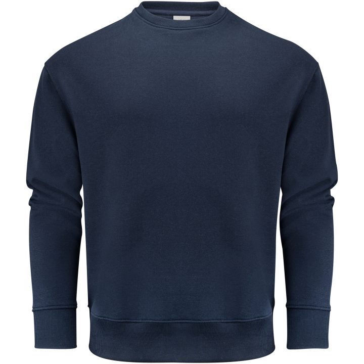 Tröja Hopedale Crewneck Marinblå James Harvest – billede 4