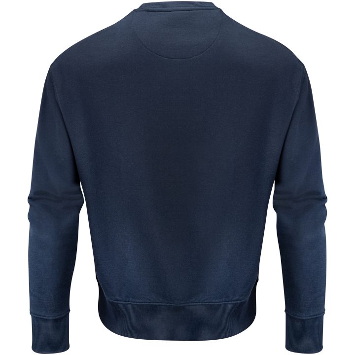 Tröja Hopedale Crewneck Marinblå James Harvest – billede 6