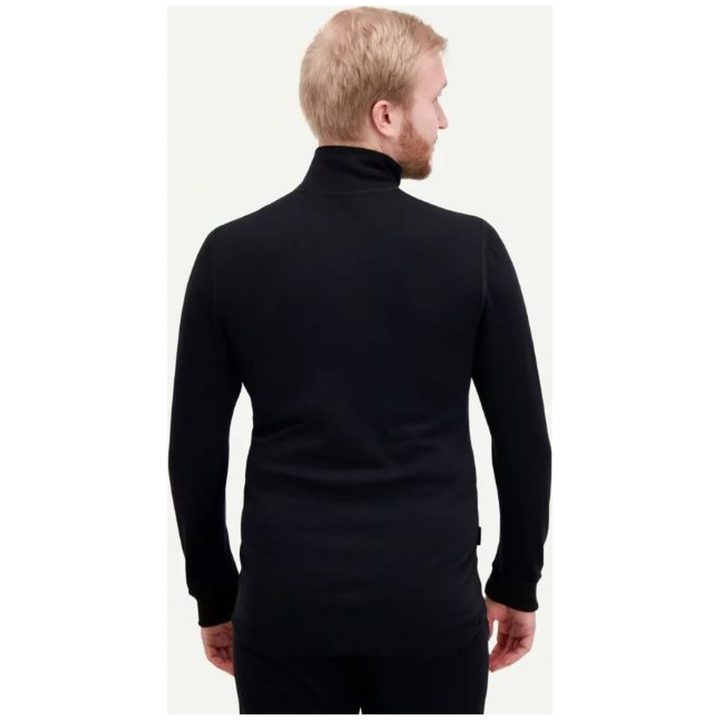 Tröja Merino Extreme Zip-Neck Svart Svala – billede 2