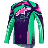 Tröja Techstar Nomur Lila/Grön/Fluo Rosa, XL Alpinestars