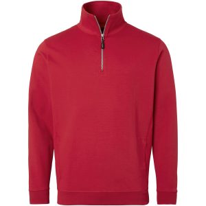 Trøje 0102 Halv-zip Rød Top Swede