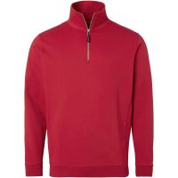 Trøje 0102 Halv-zip Rød Top Swede
