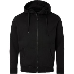 Trøje 185 Hel-zip Sort Top Swede