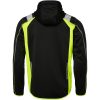 Trøje 276 Hel-lynlås med fast hætte Sort/Fluor Gul Top Swede XS – miniature 3