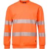 Trøje 282 Sweat Rundhals Fluorescerende Orange Top Swede XS – miniature 1