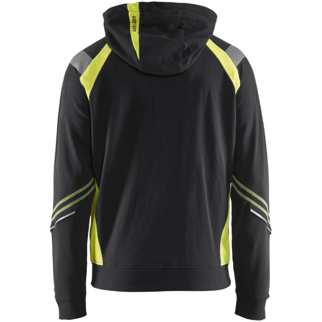 Trøje 34331158 Sort / Gul BLÅKLÄDER TRØJE 34331158 SORT/GUL XS – billede 2