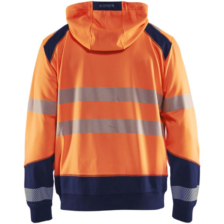 Trøje 35462528 Hivisorange / Marine BLÅKLÄDER TRØJE 35462528 ORANGE/MAR XS – billede 2