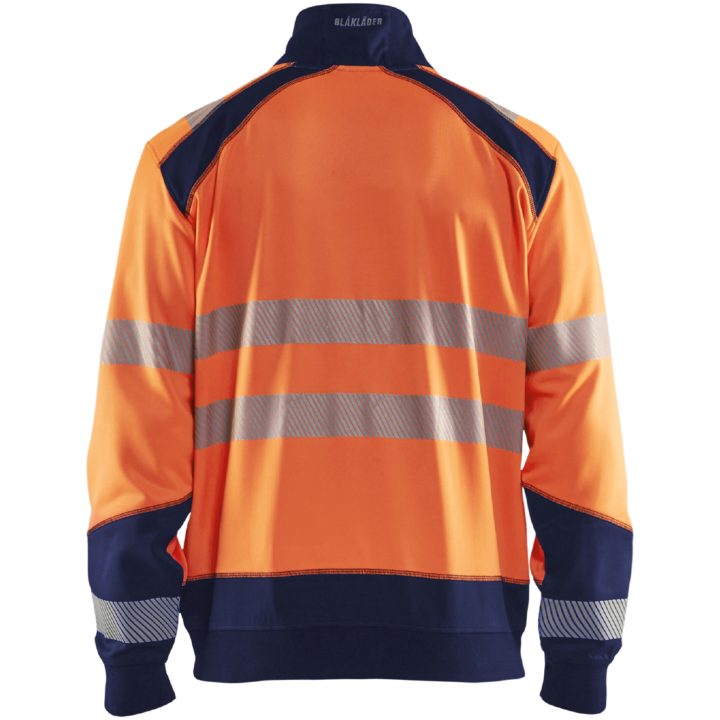 Trøje 35562528 Hivisorange / Marine BLÅKLÄDER TRØJE 35562528 ORANGE/MAR XS – billede 2