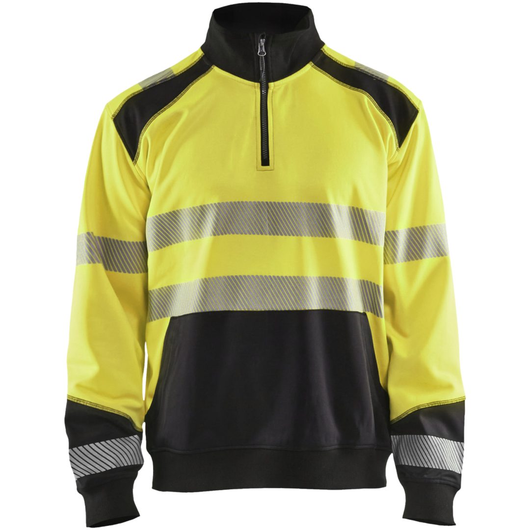 Trøje 35562528 Sort / Hivisgul BLÅKLÄDER TRØJE 35562528 GUL/SORT XS