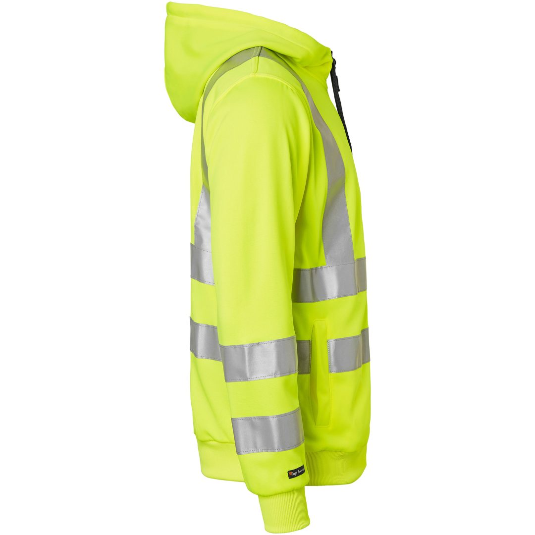 Trøje 4429 Hel-zip Fluorescerende Orange Top Swede XS – billede 2