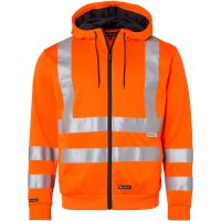 Trøje 4429 Hel-zip Fluorescerende Orange Top Swede