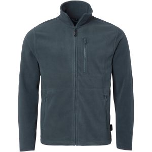 Trøje 4642 Fleece Hel-zip Mørkegrå Top Swede