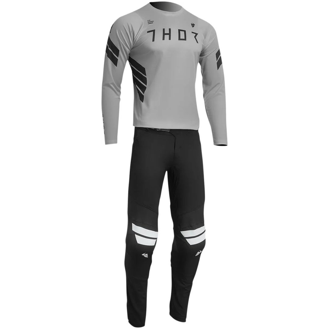 Trøje Assist Sting Performance Sort/Grå THOR XS – billede 3