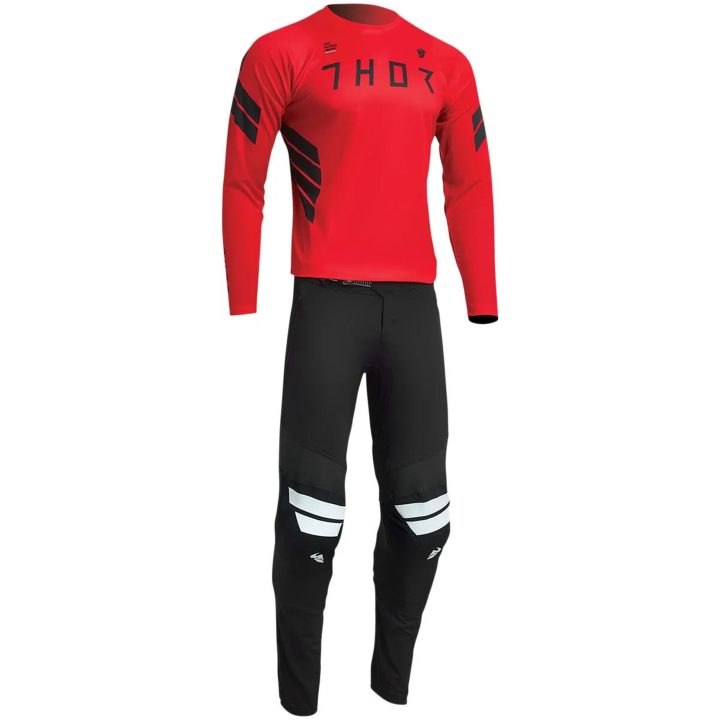 Trøje Assist Sting Performance Sort/Rød THOR Small – billede 5