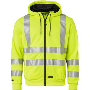 Trøje Hel-zip Fluorescerende Gul Top Swede