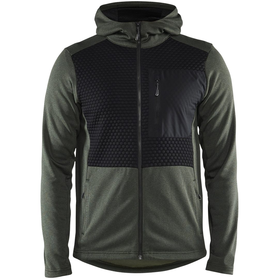 Trøje Sort/grøn 35402533 Blåkläder XS