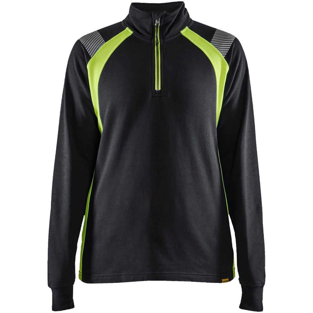 Trøje Sort/hivisgul 34031158 Blåkläder XS