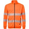 Trøje Sweat Fullzip Fluorescerende Orange Top Swede XS – miniature 1