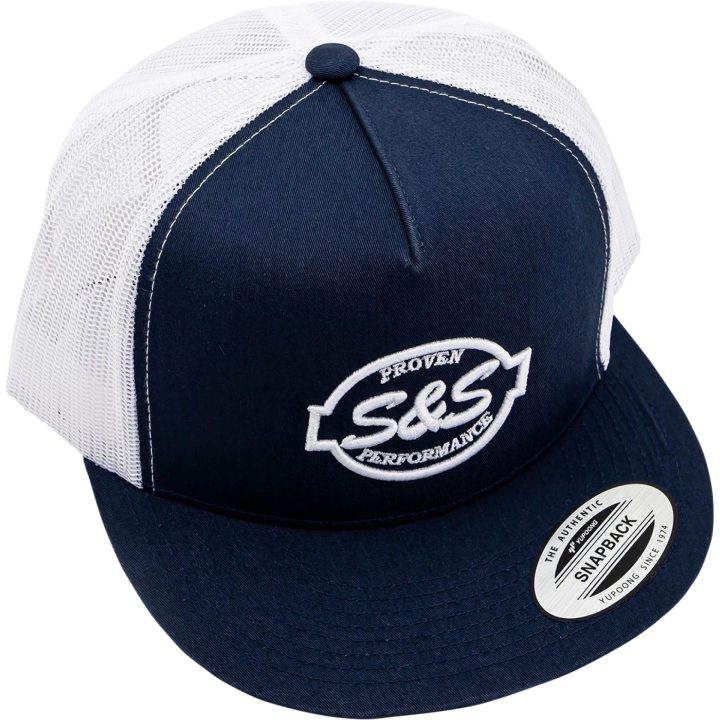 Truckerkasket Marineblå S&S Cycle – billede 2