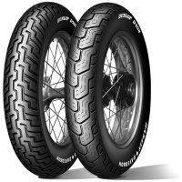 Tyre D402 SW (HARLEY-D) Flancs Blancs Fins MU85 B 16 77H TL DUNLOP