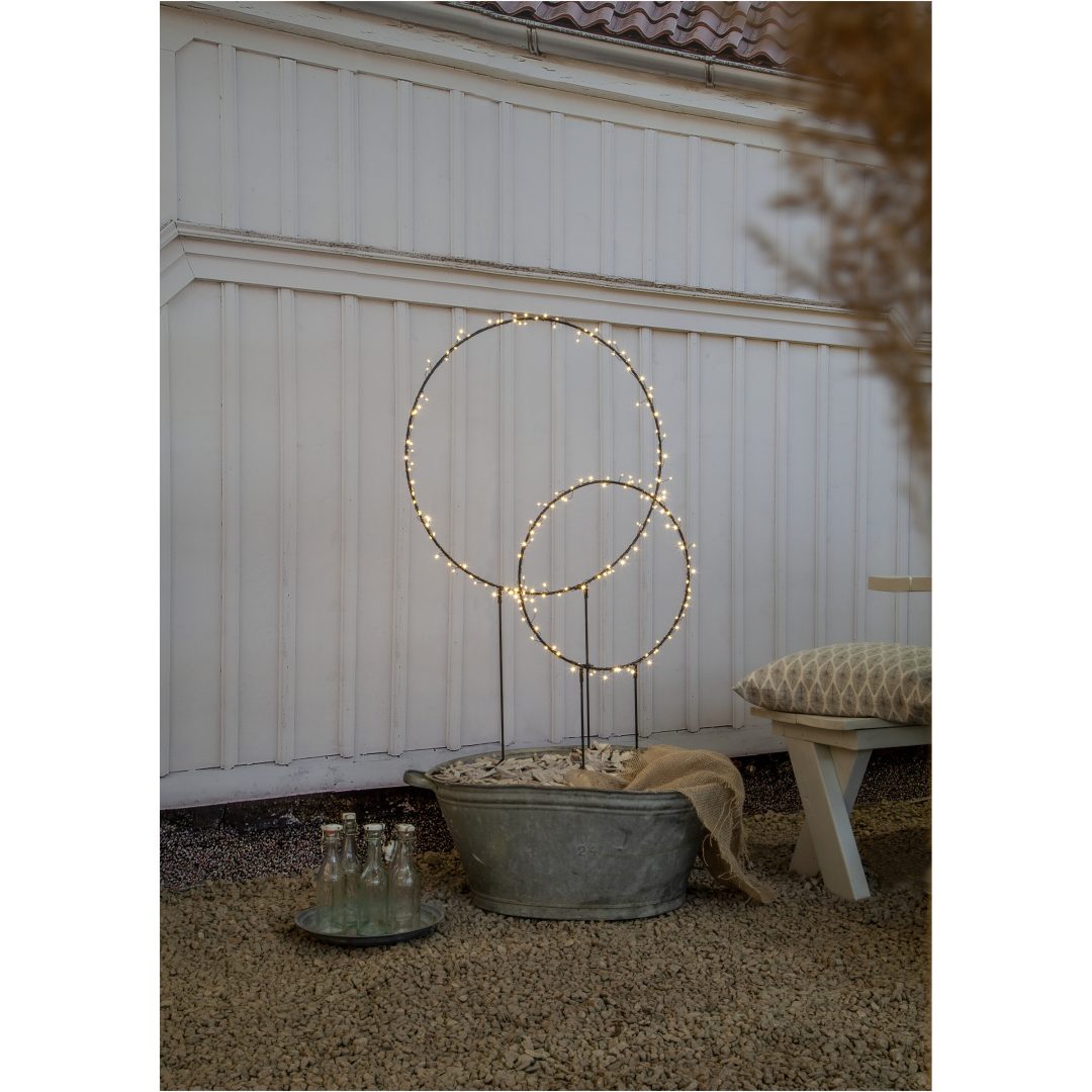 Udendørsdekoration Barlumi Sort Star Trading Cirkel 84 cm – billede 5