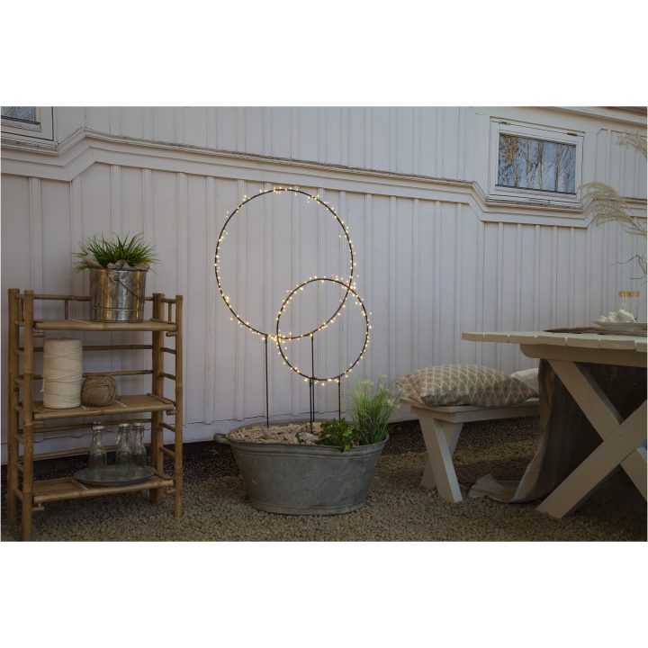 Udendørsdekoration Barlumi Sort Star Trading Cirkel 84 cm – billede 2