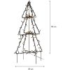 Udendørsdekoration Foldy Sort Star Trading 50 cm – miniature 15