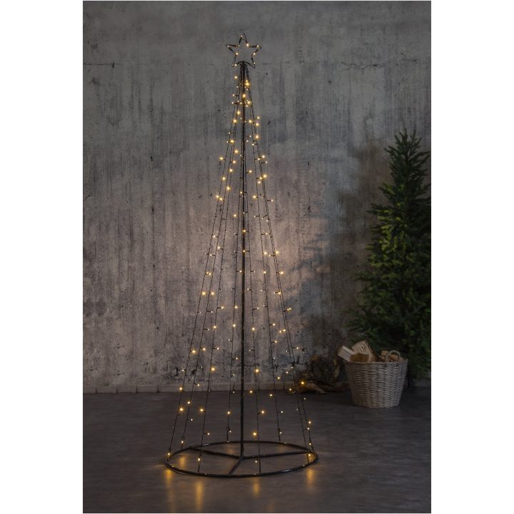 Udendørsdekoration Light Tree Sort Star Trading – billede 7