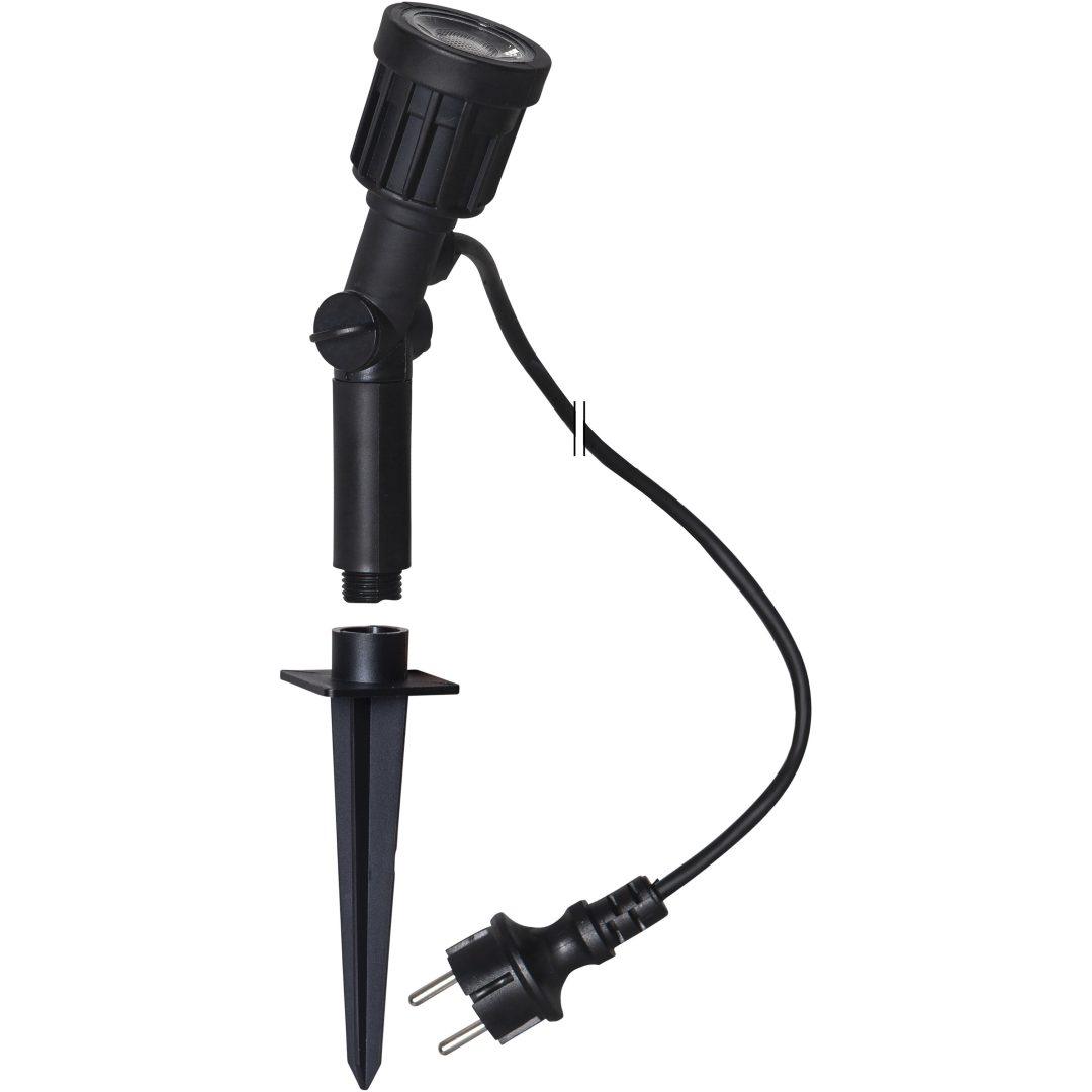 Udendørsdekoration Outdoor LED Spotlight Sort Star Trading – billede 13