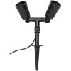 Udendørsdekoration Outdoor Spotlight Fixture Sort Star Trading – miniature 1
