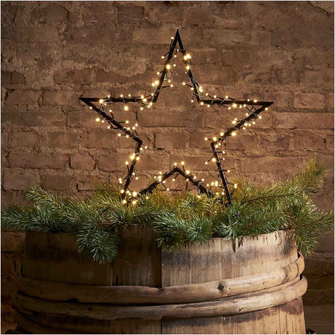 Udendørsdekoration Spiky Sort Star Trading 73 cm – billede 8