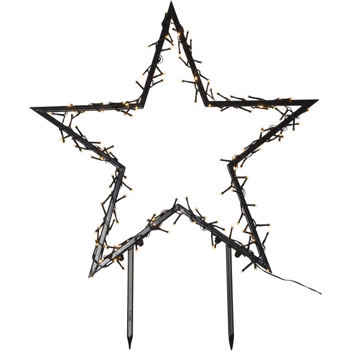 Udendørsdekoration Spiky Sort Star Trading 73 cm – billede 6